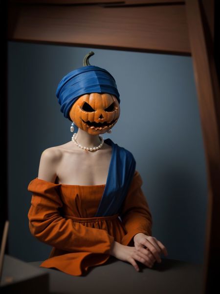 00017-20231004213627-7779-The girl with a pearl earring by vermeer Pumpkinhead-before-highres-fix.jpg
